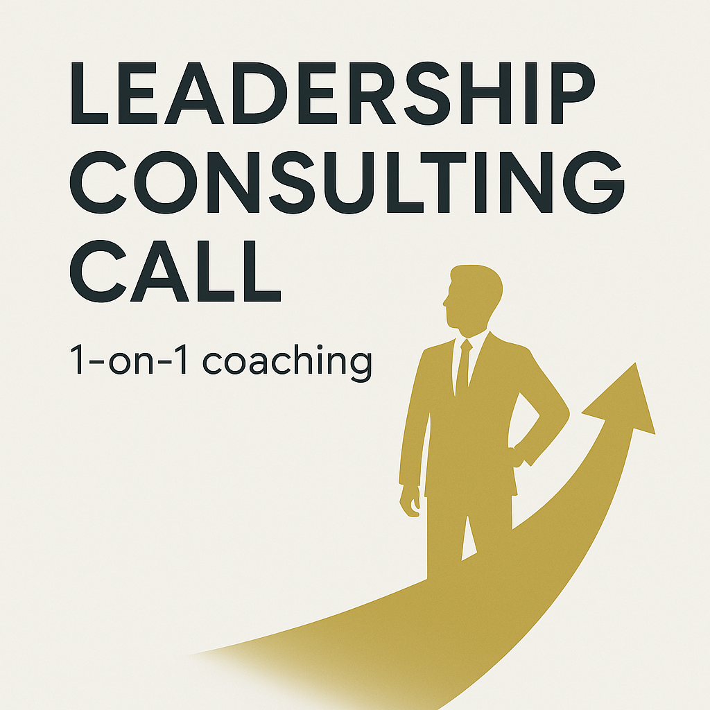 1-on-1 Leadership Consulting Call